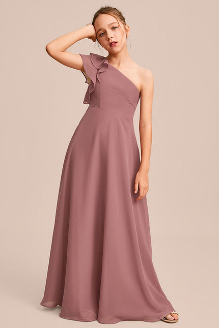 Robe Demoiselle D'Honneur Vert Poudré Élégant - gallery 4