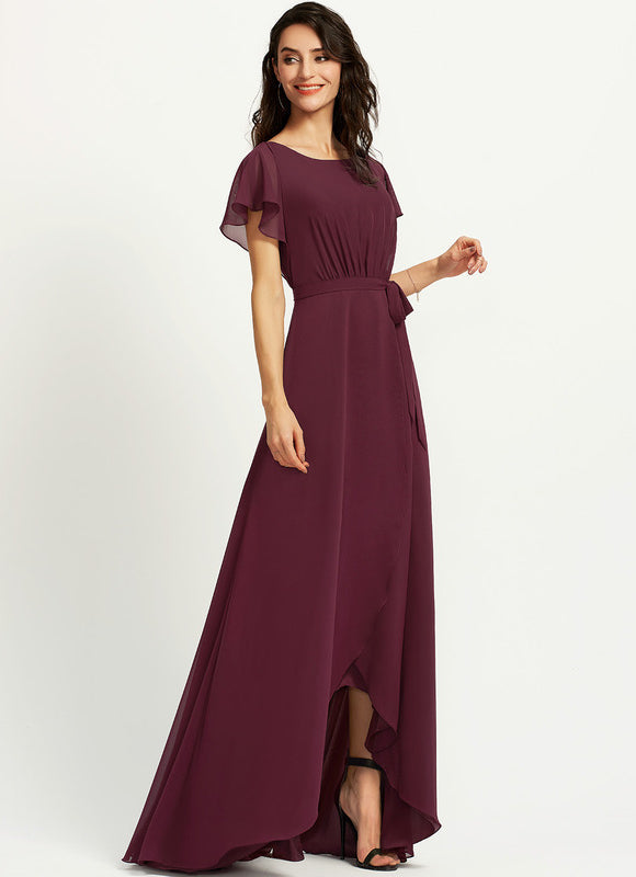 Robe Demoiselle D'Honneur Trapèze Fluidité Élégante - gallery 2