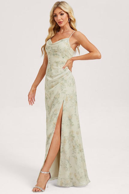 Robe Longue Fluide Demoiselle D'Honneur - gallery 1