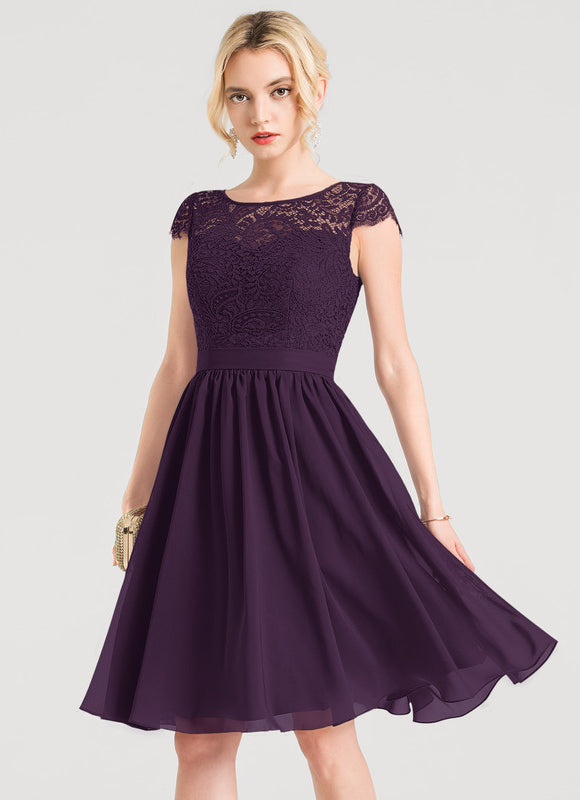 Robe Demoiselle D'Honneur Violet Envoûtant - gallery 8