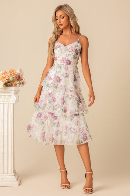 Robe Demoiselle D'Honneur Florale Cascade - gallery 5