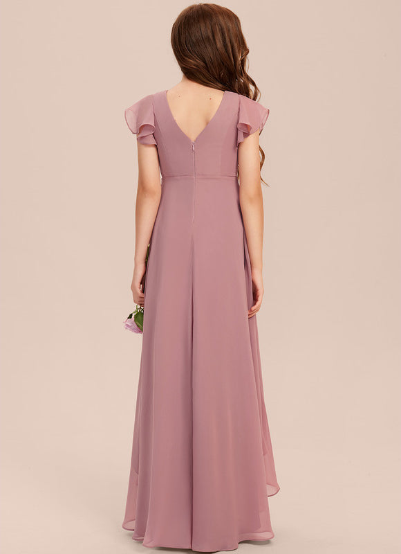 Robe Demoiselle D'Honneur Nuit Marine Fluide - gallery 4