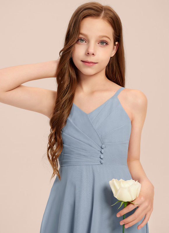 Robe Demoiselle D'Honneur Verte Éthérée - gallery 4