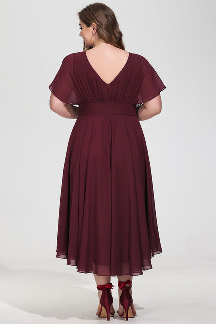 Robe Demoiselle D'Honneur Trapèze Fluidité Élégante - gallery 9