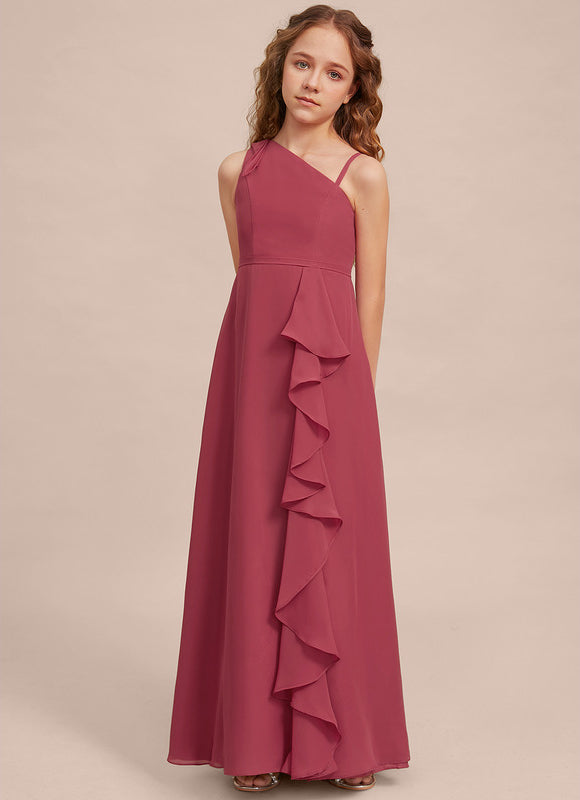 Robe Demoiselle D'Honneur Flamme Framboise - gallery 6