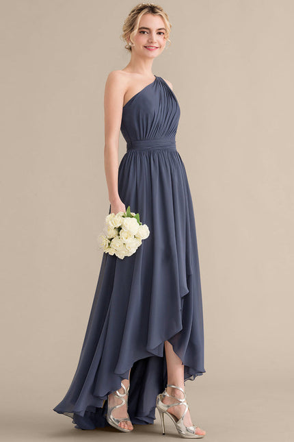 Robe Demoiselle D'Honneur Chiffon Rose - gallery 1