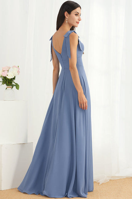 Robe Demoiselle D'Honneur Chiffon Élégante - gallery 3