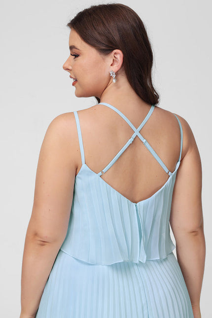 Robe De Demoiselle D'Honneur Bleu Pastel - gallery 8