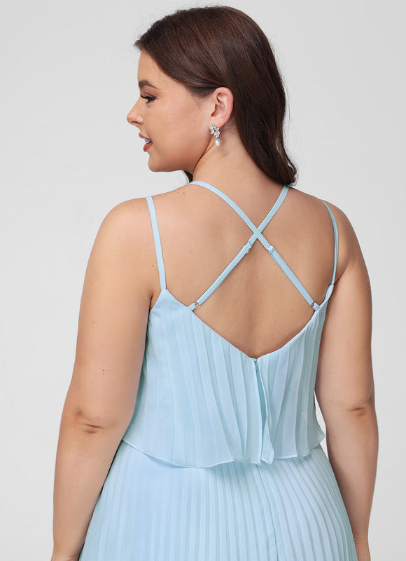 Robe De Demoiselle D'Honneur Bleu Pastel - gallery 8