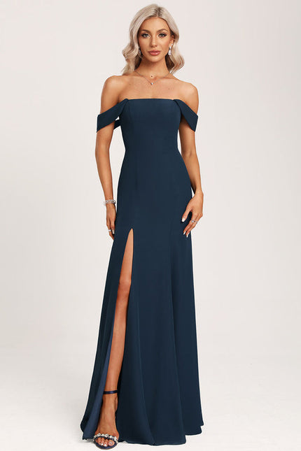 Robe Demoiselle D'Honneur Nuit Profonde Chic - gallery 1