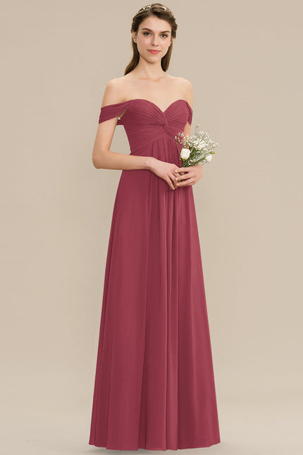Robe Demoiselle D'Honneur Bordeaux Chic - gallery 6