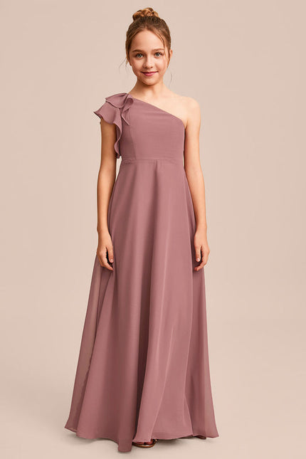 Robe Demoiselle D'Honneur Vert Poudré Élégant - gallery 3