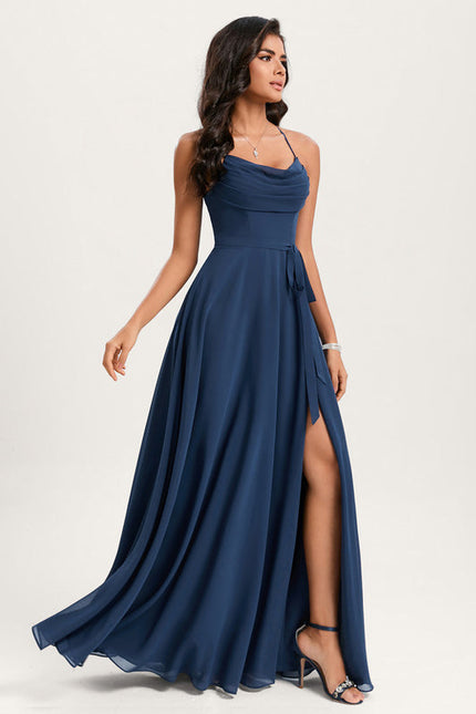 Robe Demoiselle D'Honneur Col V Fluidité - gallery 4