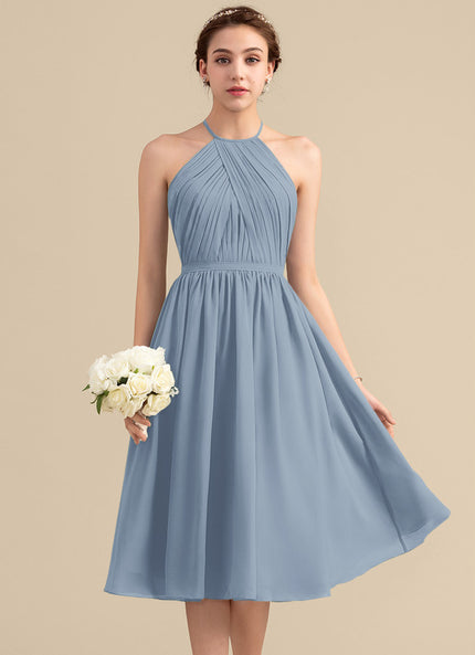 Robe Courte Demoiselle D'Honneur Femme