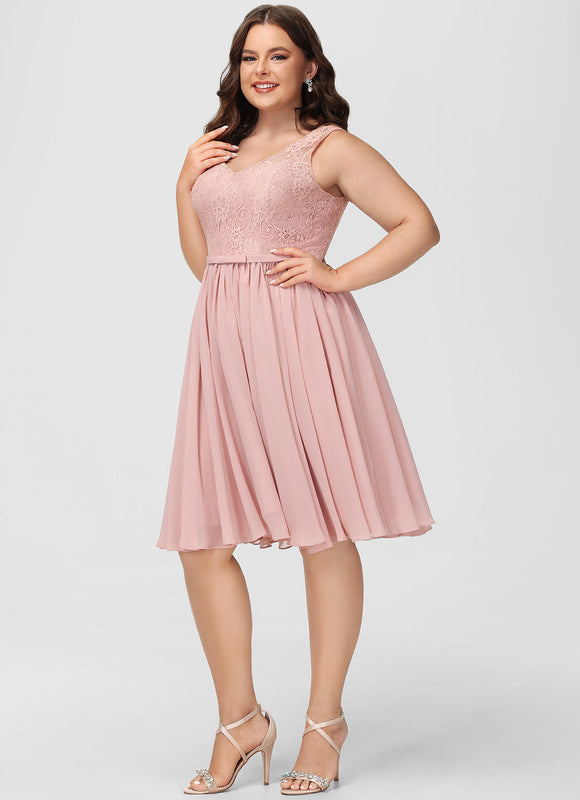 Robe Demoiselle D'Honneur Rose Éclatante - gallery 6