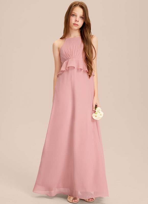 Robe Demoiselle D'Honneur Flottante Prune - gallery 2