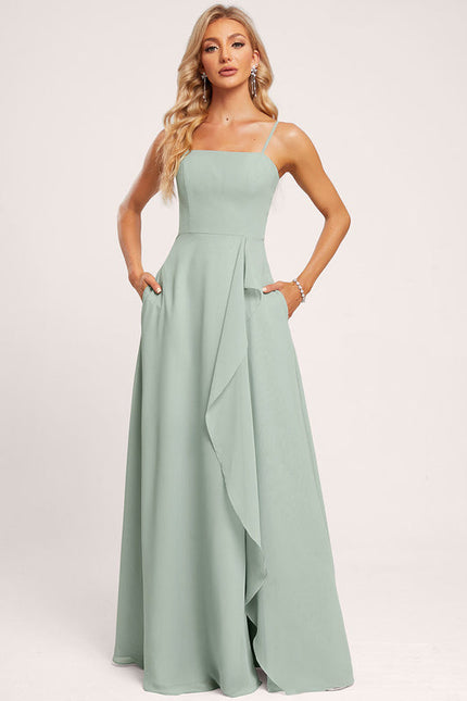 Robe Demoiselle D'Honneur Fluide Mint - gallery 4