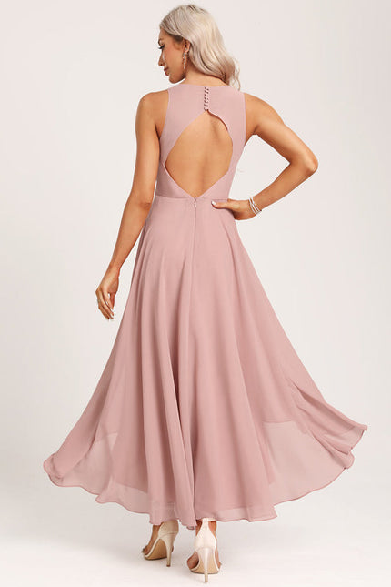 Robe Demoiselle D'Honneur Mousseline Aérienne - gallery 5