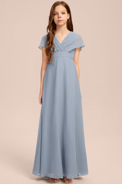 Robe Demoiselle D'Honneur Verte Éthérée - gallery 6