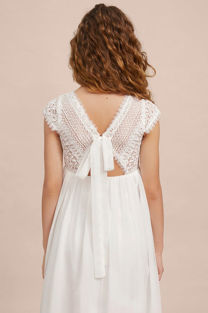 Robe Demoiselle D'Honneur Élégante Enfantine - gallery 6