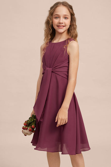 Robe Demoiselle D'Honneur Bleu Nuit Fluide - gallery 9