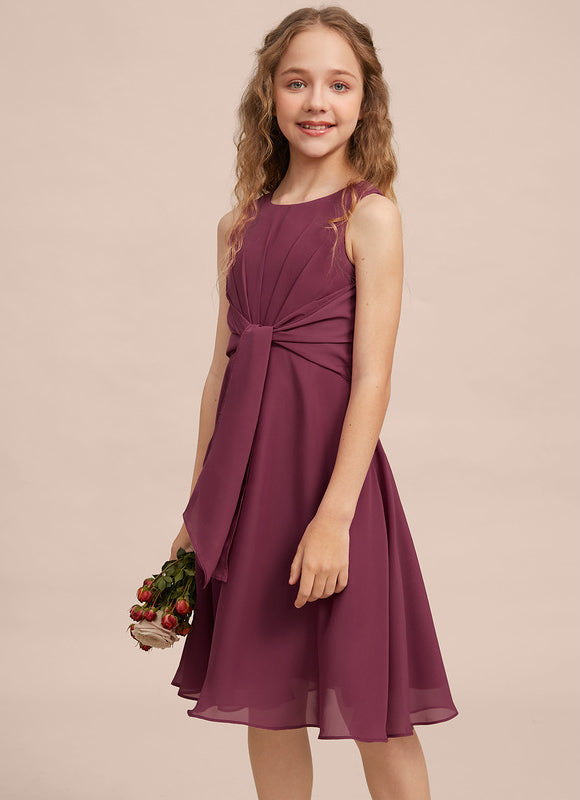 Robe Demoiselle D'Honneur Bleu Nuit Fluide - gallery 9