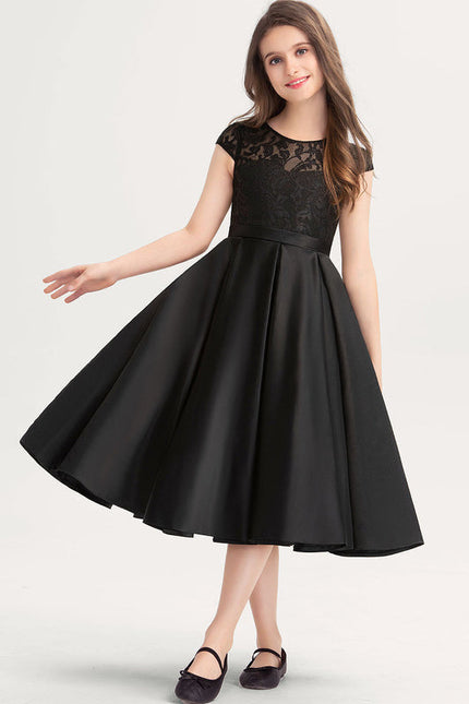 Robe Demoiselle D'Honneur Noire Chic