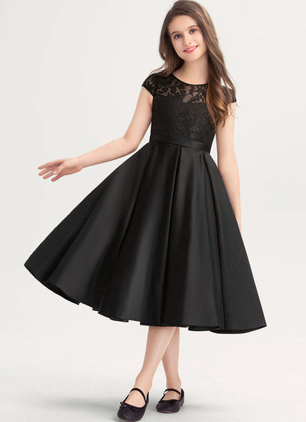 Robe Demoiselle D'Honneur Noire Chic