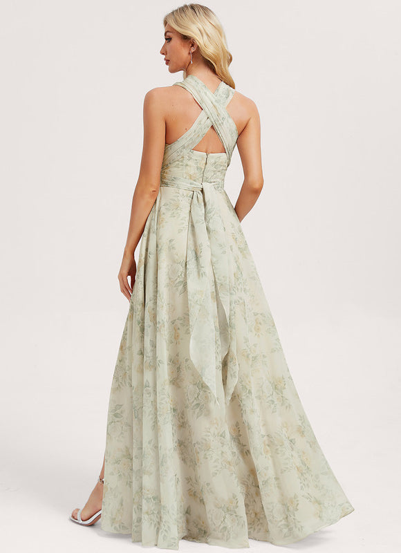 Robe Demoiselle D'Honneur Asymétrique - gallery 3