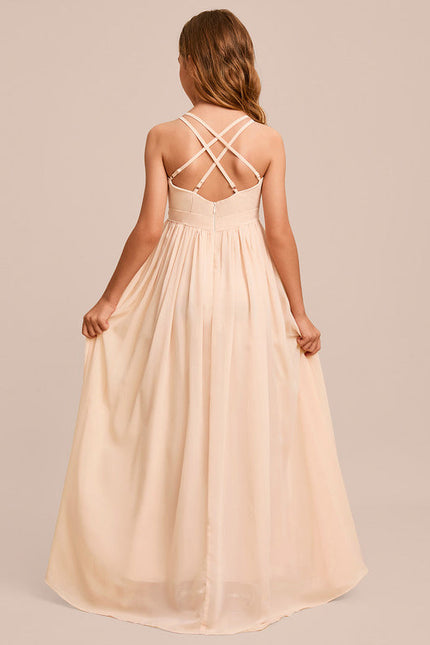 Robe Demoiselle D'Honneur Verte Éthérée - gallery 4