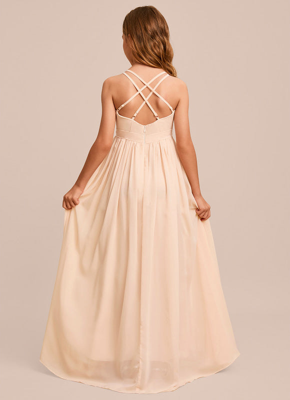 Robe Demoiselle D'Honneur Verte Éthérée - gallery 4