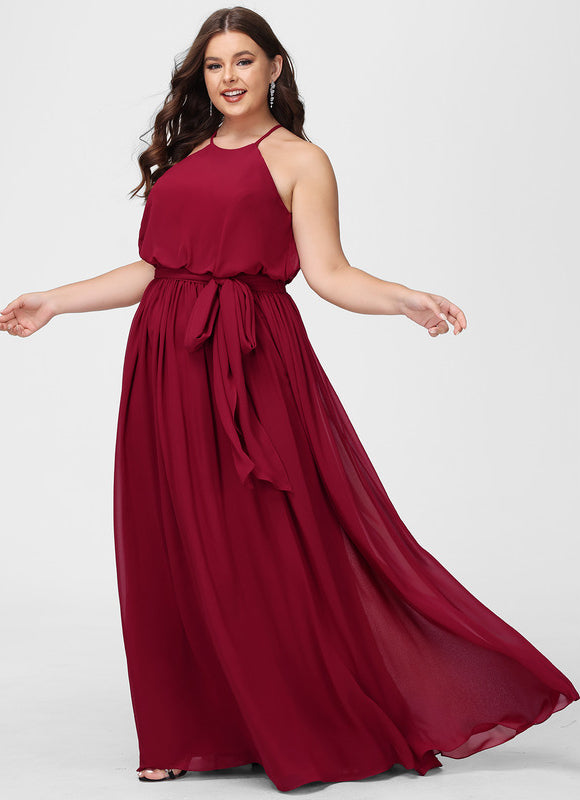 Robe Demoiselle D'Honneur Mousseline Lila - gallery 7