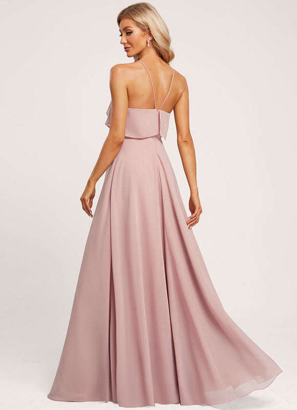 Robe Demoiselle D'Honneur Mousseline Éthérée - gallery 4