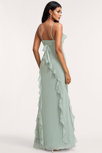 Robe Demoiselle D'Honneur Fluide Mint - gallery 3