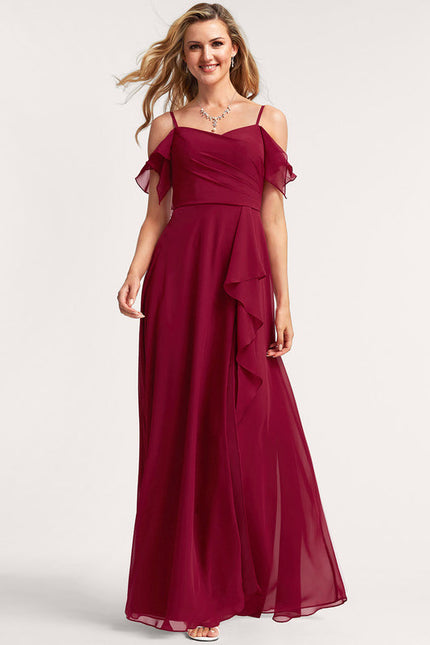 Robe Demoiselle D'Honneur Fluide Ciel - gallery 1