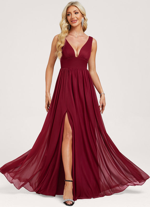 Robe Demoiselle D'Honneur Longue Chic