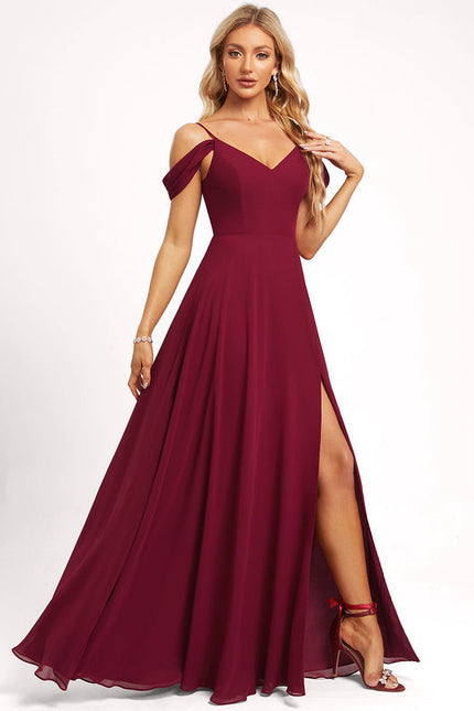 Robe Demoiselle D'Honneur Vaporeuse Rubis - gallery 7