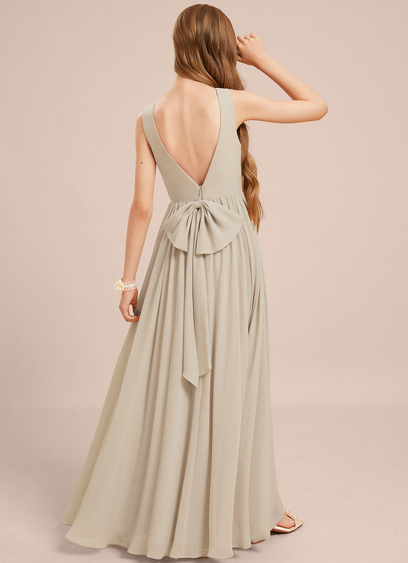 Robe Demoiselle D'Honneur Mousseline Douce - gallery 2