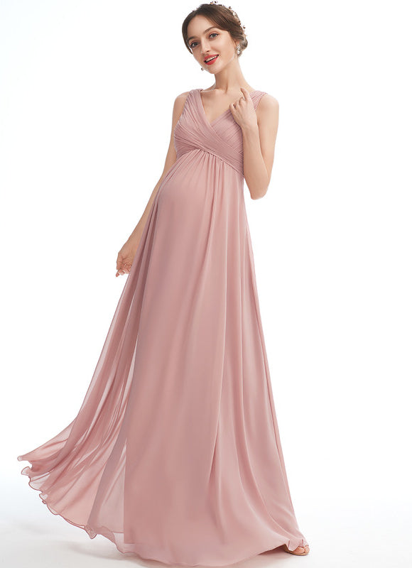 Robe Demoiselle D'Honneur Maternité Élégante