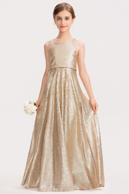 Robe Demoiselle D'Honneur Éclat Doré