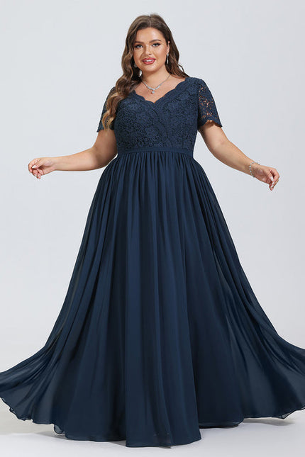 Robe Demoiselle D'Honneur Fluide Rose Pâle - gallery 5