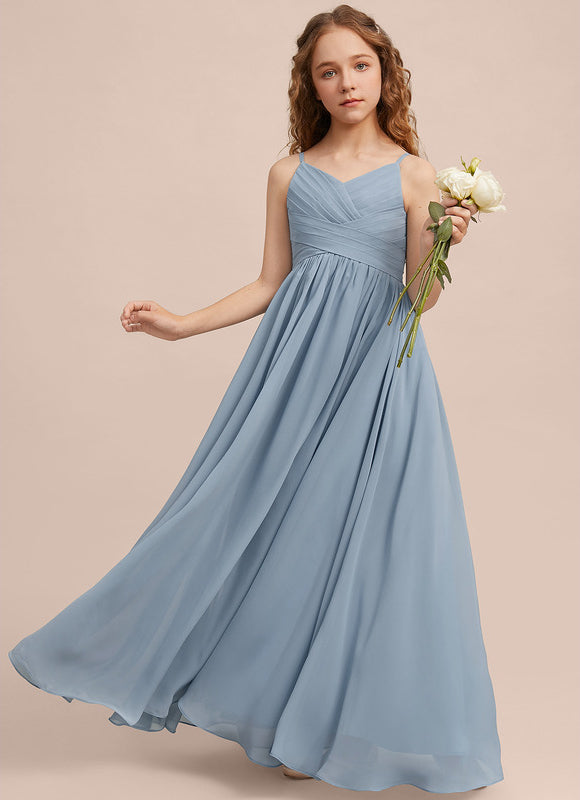 Robe Demoiselle D'Honneur Verte Éthérée - gallery 5