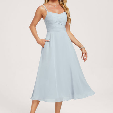 Robe Demoiselle D'Honneur Mousseline