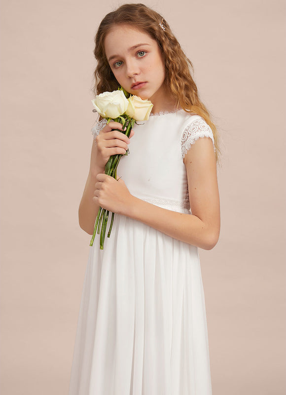 Robe Demoiselle D'Honneur Élégante Enfantine - gallery 7