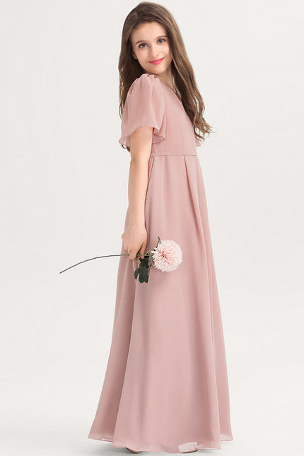 Robe Demoiselle D'Honneur Verte Éthérée - gallery 2