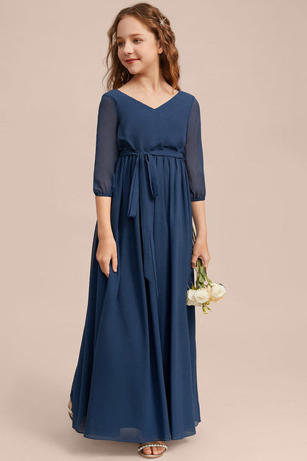 Robe Demoiselle D'Honneur Verte Éthérée - gallery 7