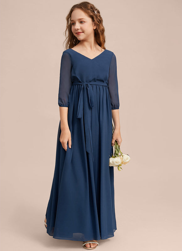 Robe Demoiselle D'Honneur Verte Éthérée - gallery 7