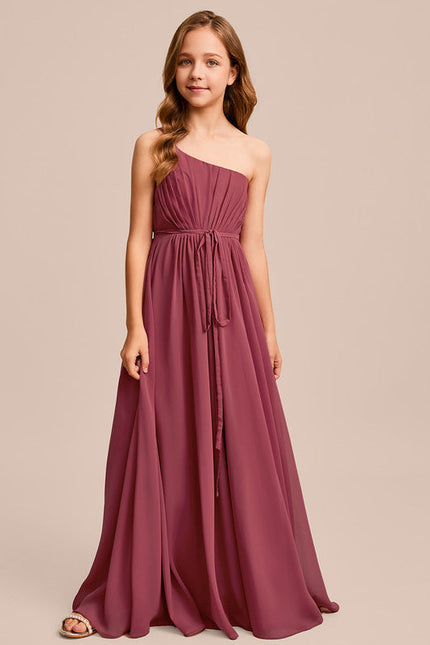 Robe Demoiselle D'Honneur Vert Poudré Élégant - gallery 4