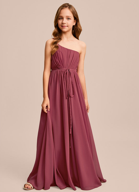 Robe Demoiselle D'Honneur Vert Poudré Élégant - gallery 4