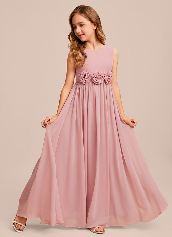 Robe Demoiselle D'Honneur Flottante Poudrée - gallery 3